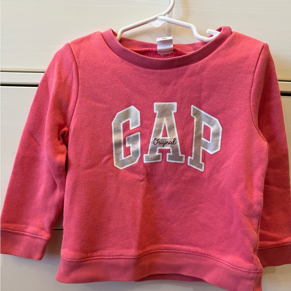 GAP Kids Bright Pink Logo Sweatshirt